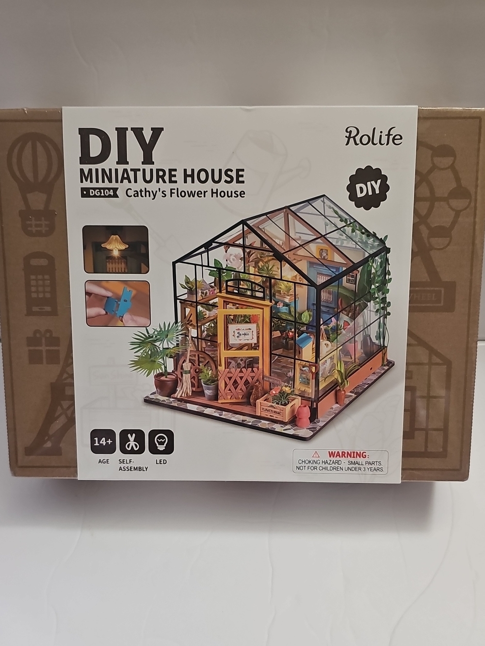 DIY Miniature House - Cathy's Flower House (Green)